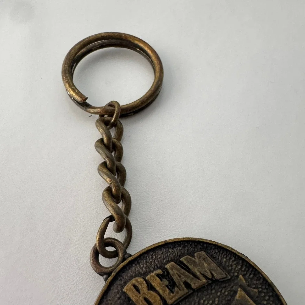 Jim Beam 200th Anniversary 1795 1995 Commemorative Metal Keychain‎